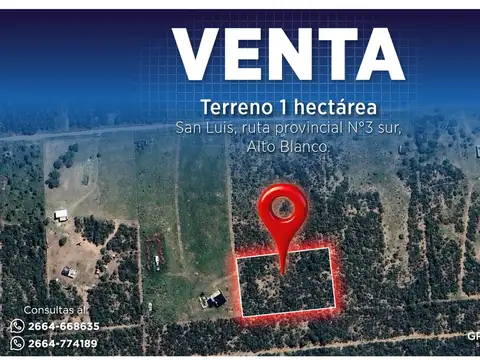 Terreno en Venta en Alto Blanco, Juan Martín de Pueyrredón